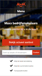 Mobile Screenshot of maxxzakelijk.nl