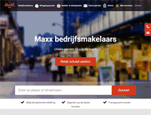 Tablet Screenshot of maxxzakelijk.nl